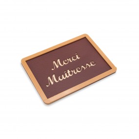Ardoise tout en chocolat